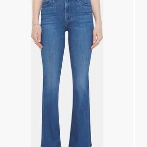 Mother Jeans Classic Blue Wide Leg.